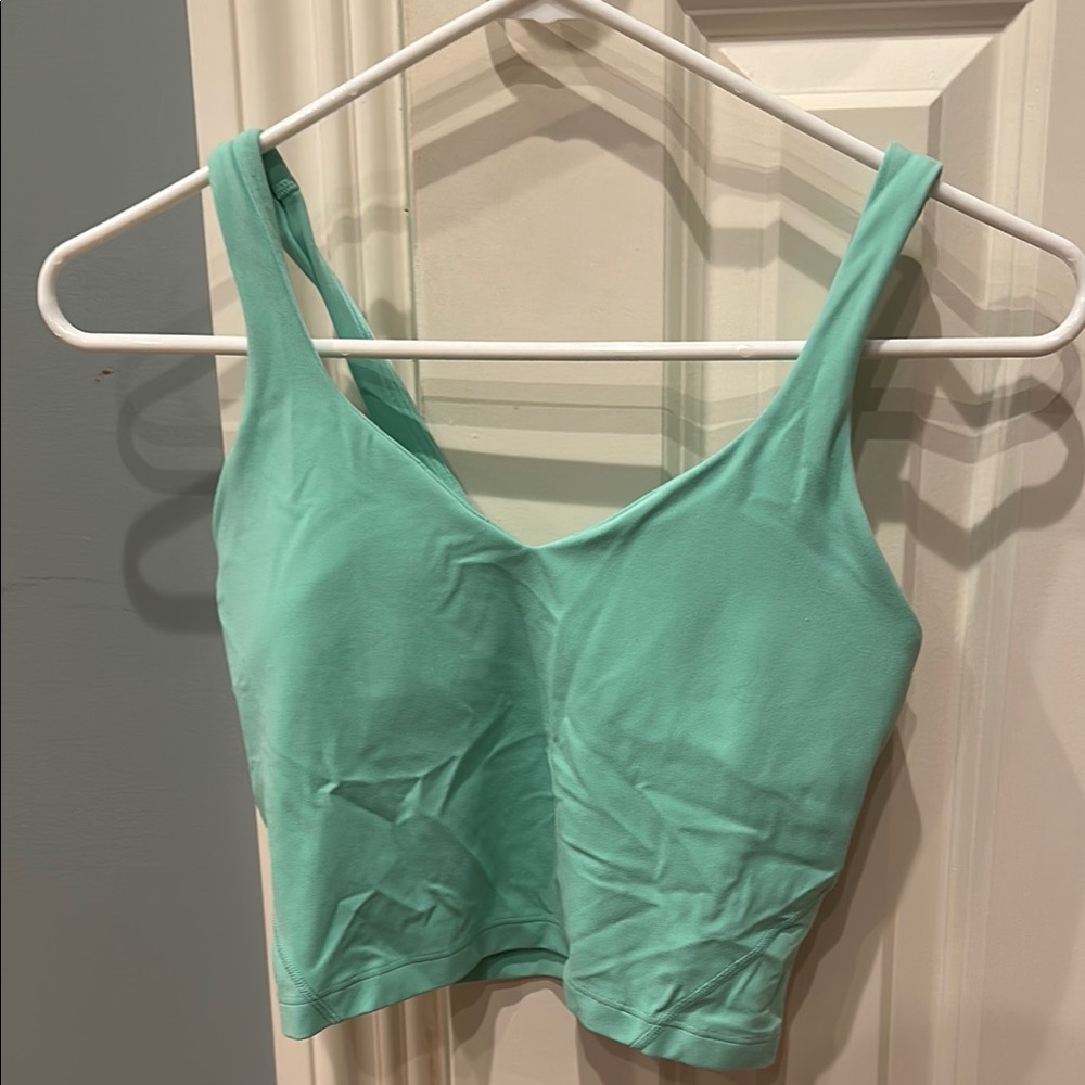 Lululemon Athletica mint green cropped align  Top